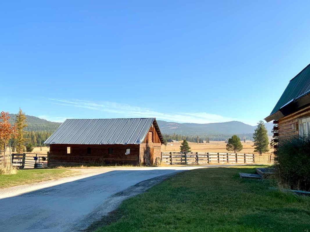 Embark's barn for animal related therapy in Marion, Montana.